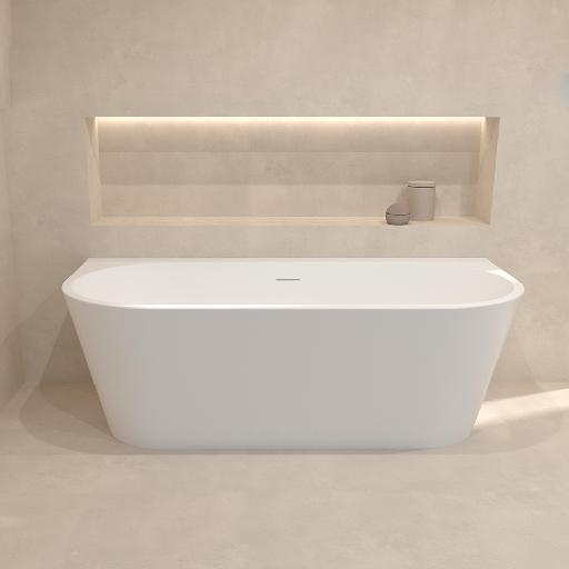 Baignoire ILOT BOHEME 1700x800x580 BLANC MAT - Odesign